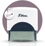 Personalised Stamp - Name Stamp, Address Stamp or Company Stamp That can be Personalised with Text of Your Choice - Various Sizes - Many Fonts (White, 22 x 58 mm / 4 Lines)