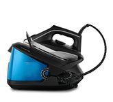 Rowenta Compact Steam Station, Faster Ironing Sessions, Up to 350 g/min Steam Output, Lightweight, Compact Design, XL Removable Water Tank,1500-Watts, VR8324, Black