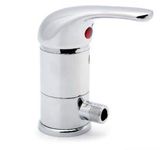 HTD Chrome Shower Mixer Tap Outlet Caravan Motorhome Boat