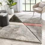 Tauhid Carpet Handwoven 3D Texture Super Soft Shag Area Rug Carpet 10 x 10 feet Square Grey