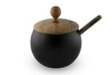 GoCraft Sugar Bowl with Wooden Lid 