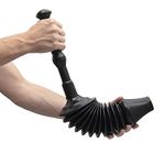 OUTSTANDER Toilet Plunger, Powerful Drain Unblocker for Clearing Blockage in Drains, Heavy Duty and Flexible Plumbing Suction Tool for Unblocking Toilets of all Types, 60 x 13 cm, Dia 5 cm, Black