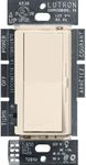 Lutron Diva LED+ Dimmer for Dimmable LED, Halogen and Incandescent Bulbs | Single-Pole or 3-Way | DVCL-153P-LA | Light Almond
