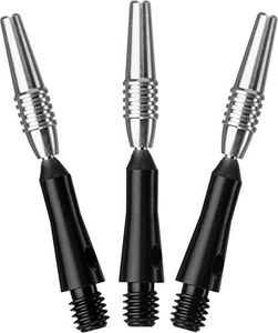 Viper Spinster Aluminum Dart Shaft: Short (SH), Black, 3 Pack