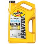 Pennzoil Platinum Full Synthetic 5W-30 Motor Oil, 5 Litre