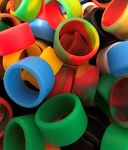 Pack of 10 Plain 18mm Multi Coloured Vape Bands Protective Atomizer RBA RTA RDA Or Battery Fits Most Tanks Silicone FIT KANGER eGO