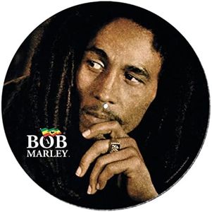 Bob Marley Turntable Record Slip Mat for Mixing, DJ Scratching and Home Listening (Legend Design) - Official Merchandise