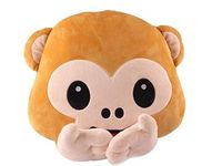 LOVEY DOVEY Soft Toys Long Soft Lovable Huggable Cute Giant Life Size 35cm Monkey Pillow (Brown, Monkey_Pillow_Mouth Closer)