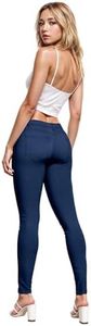 Hybrid & Company Womens Super Stretch Comfy Denim Skinny Jeans, Indigo, 20 Plus