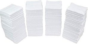 Simpli-Magic 79379 Cotton Washcloths, 50 Pack, 12â€ x 12â€