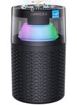 AIRROMI Air Purifiers for Home Bedroom Up to 765 Ft²,with Activated Carbon Filter,Aromatherapy,RGB nightlight,Quiet 360° intake Air Cleaner for Pet Hair,Pet Dander, Allergies,Smoke,Odor, A2002 Black