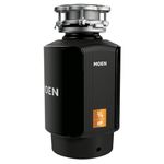 Moen GXS75C Host Series 3/4 HP Continuous Feed Garbage Disposal with Sound Reduction, Power Cord Included