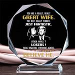 wife award plaque