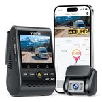 VIOFO A129 Pro Duo 4K Dual Dash Cam 3840 x 2160P Ultra HD 4K Front and 1080P Rear Car WiFi Dash Camera Sony 8MP Sensor GPS Buffered Parking Mode G-Sensor Motion Detection WDR Loop Recording