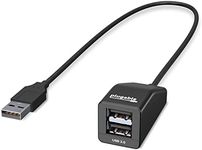 Plugable 2-in-1 USB Splitter with D