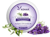 KOHAR NATURALS Moisturizing Foot Cream with Calendula, Aloe Vera, Shea butter and Cocoa Butter for Dry, Rough and Cracked Heel (Artificial Fragrance Free), 100 g