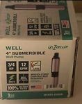 Zoeller 3/4 HP Submersible Well Pump 230v , 3 Wire , New