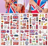 115pcs Union Jack Temporary Tattoos