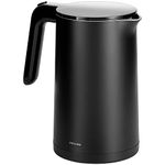 ZWILLING Enfinigy Cool Touch Electric Kettle, Cordless Tea Kettle & Hot Water - Non-Slip, BPA-Free,1.5L, 1500W, Black