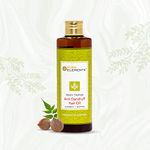 PURE ELEMENTS Anti Dandruff Hair Oil Cold Pressed Pure Coconut Oil, Botanical Extracts of Neem, Triphala,Aloe Vera and Methi Seeds, Essential Oil of Lime.