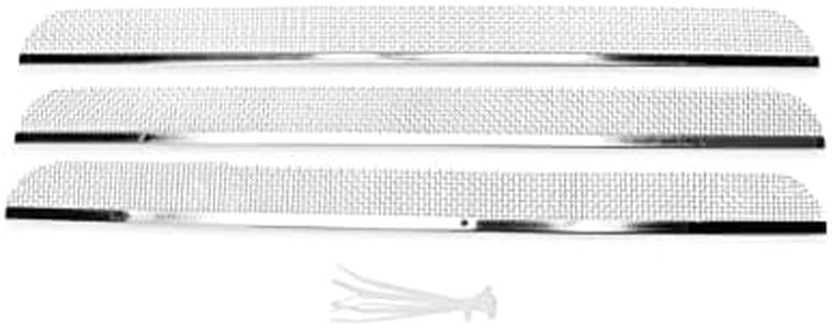 Camco Flying Insect Screen for Dometic Refrigerator Vents - Protects from Flying Insect Nests, 20” x 1-1/2” Stainless Steel Mesh, RS 600 - (3 Pack) (42149)