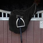 Cottage Craft Equestrian Saddle Cover - Soft Fleece Horse Black Saddles Cover