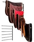 SteelChimp Saddle Pad Rack - Horse 