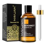 MAYJAM Bergamot Essential Oils 100ML, Bergamot Oil for Diffuser, Humidifier, DIY, Home, Office