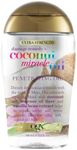 OGX Coconut Miracle Oil Extra Strength Penetrating Hair Oil for Dry, Damaged, and Frizzy Hair, Intense Hydration, Frizz Control, and Shine with Coconut Oil, Tiare, and Vanilla Bean Extracts, 100 ml