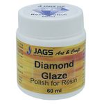Aadya Crafts Resin Diamond Glaze Polish 60 ML for Smooth, Glossy, Scratch - Resistant finish.