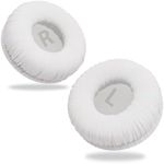 Replacement Ear Pads for JBL Tune 510BT / 520BT / 570BT / 660NC / JBL Live 460NC / 670NC / JR310BT / JR300BT, Sony MDR-ZX110 and More Headphones EarPads Cushions (White)