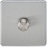 Knightsbridge SF2181BC 1G Dimmer, Brushed Chrome, 5.0 cm*87.5 cm*87.5 cm