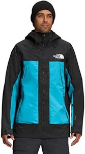 The North Face Men's Balfron Waterproof Ski Jacket, TNF Black/Acoustic Blue, X-Large