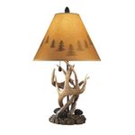 Ashley Furniture Signature Design - Derek Antler Table Lamps