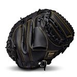 Franklin Sports Baseball Catcher's Mitt - Field Master Youth Baseball + Softball Glove - Kids Righty Catcher Mitt - Right Hand Throw - 31.5" Half-Moon Web