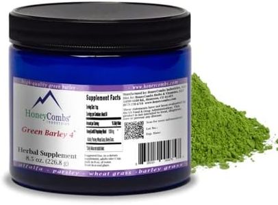Green Barley 4 – Natural Chlorophyll - Superfood Greens and Chlorophyll Blend Powder Supplement – Nutrient Rich Organic Alfalfa, Barley Grass, Parsley & Wheat Grass Supplement, 8.5 Oz Powder