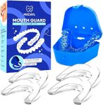 Huzayl Night Mouth Guard for Teeth Grinding - Custom Moldable Mouthguard for Sleeping - Dental Guard Nighttime Protection for Teeth (Pack of 4)