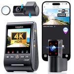 VIOFO A329S 4K 3 Channel Dash Cam, 4K Front + 2K Cabin Fisheye (210°) + 2K Rear, Power Saving Parking Mode, Wi-Fi 6 App Control, All-Channel STARVIS 2 Sensors, Supports up to 4TB SSD Storage