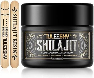 Shilajit Purificado Resina de Shilajit del Himalaya, Alto en Ácido Fúlvico, Hierba Natural con más de 85 Minerales, Potenciador de Energía e Inmunidad