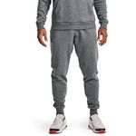 Under Armour Men Rival Fleece Joggers, Comfortable and warm tight tracksuit bottoms for men, men's jogger bottoms with loose fit