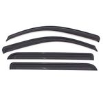 Auto Ventshade 94242 Ventvisor Deflector 4 pc.; Smoke; Outside Mount;