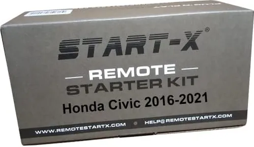 Start-X Remote Start Kit Compatible with Honda Civic 2016-2021 || Plug n Play || Lock 3X to Remote Start || Fits 2016, 2017, 2018, 2019, 2020, 2021