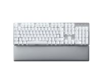 Razer Pro Type Ultra - Wireless Mechanical Keyboard for Maximum Productivity (Yellow Silent and Linear Keyboard Switches, Leatherette Wrist Rest, Multi-Device Dongle, Bluetooth) UK Layout | White