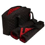 American-Wholesaler Inc. NEW! - Empty Mahjong Bag - Black Quilted Soft Bag by Linda Li - Empty Bag Only