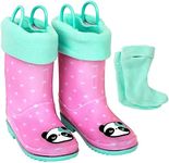 Panda Toddler Rain Boots for Girls,