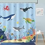 Bonhause Ocean Shower Curtain for K