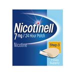 Nicotinell Nicotine Patch, Quit Smoking Aid Step 3, 24 Hour Patch, 7 mg, Pack of 7