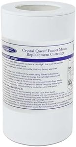 Crystal Quest Faucet Mount Filter Cartridge – Advanced Multi-Stage Filtration for Chlorine, Heavy Metals, VOCs, & More 6-12 Months Lifespan, Easy Tool-Free Installation
