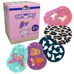 Ortopad® Bamboo Girls Eye Patches, 50/Box (Medium Size, 2-4 yrs) Ghosts/Owls Pack