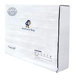 Mattress Bags for Moving and Storage,6 Mil Zippered Mattress Bag Queen Size,Extra Thick Tear & Puncture Resistance,Mattress Moving Supplies